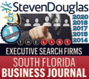 Steven Douglas South Florida Business Journal Award Graphic