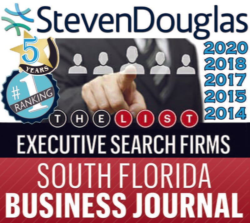 StevenDouglas named the #1 Executive Search Firm in South Florida by the South Florida Business Journal