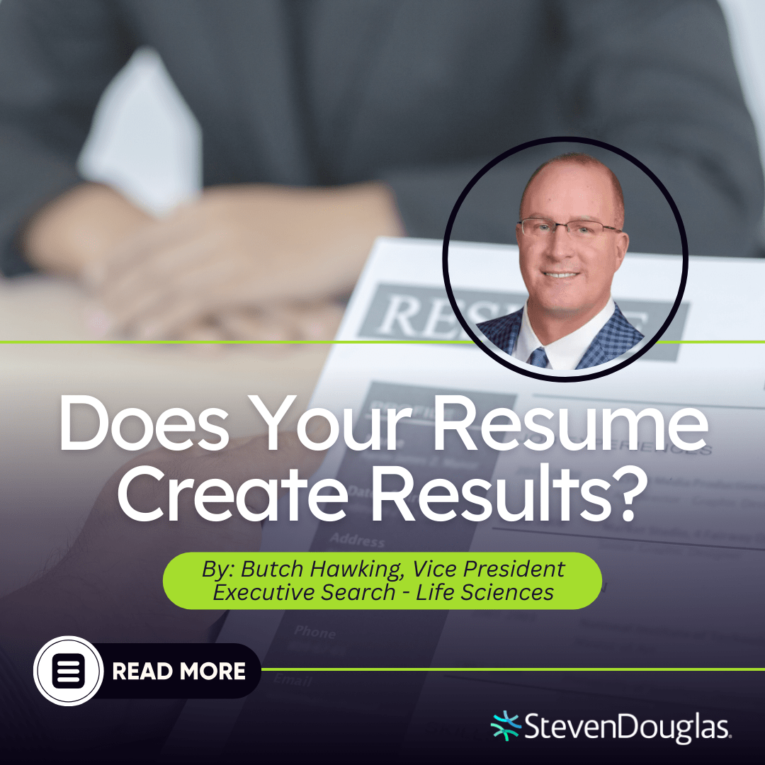Does Your Resume Create Results?