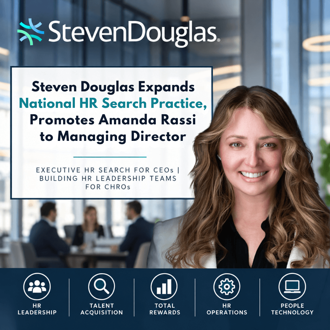 StevenDouglas Expands National HR Search Practice, Promotes Amanda Rassi to Managing Director